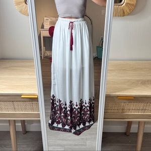 Buttons Maxi Skirt Small